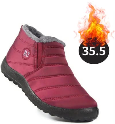 Nivard Snowboots - Sneeuwschoenen - Sneeuwboots - Dames - Wintersport - Ski - Skischoenen - Rood - 35.5 - Laag