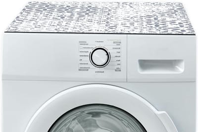 Wasmachine Mat - Textiel Onderlegger - Apparaten Stabiliseren - Antislip Rubber - 60x60 cm - Blauw Grijs
