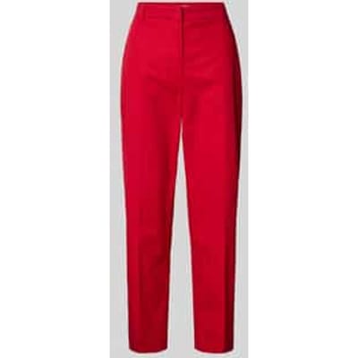 Slim fit chino van een mix van katoen en lyocell