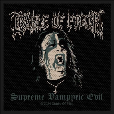 Cradle Of Filth - Supreme Vampyric Evil Patch - Zwart