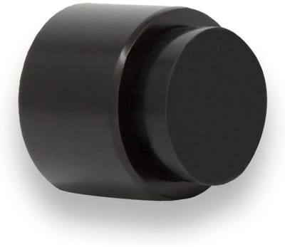Famanu – Zelfklevende muurdeurstopper Ø28 mm – AISI 304 RVS zwart gelakt met rubber – extra sterke h