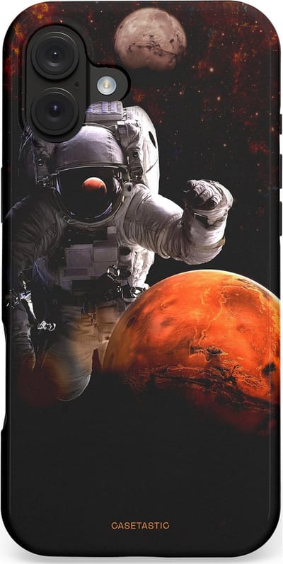 Casetastic hoesje geschikt voor Apple iPhone 16 Plus - MagSafe - Dubbellaagse bescherming - Stellar avontuur - Fashion Case - Zwart