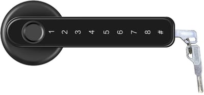 Dailygoods- Deurslot Elektronisch - Vingerafdrukherkenning - 4 Openingsmodi - Sleutel/Code - Vergrendeling - Geschikt voor Deuren 35-55mm Dikte - Smart Lock
