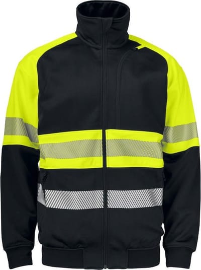ProJob 6120 SIGNALISATIE SWEATER EN ISO 20471 KLASSE 1 646120 - Geel/Zwart - 4XL