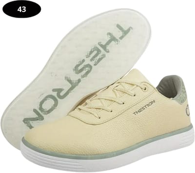 Livano Golfschoenen Dames- Sneakers - Golfkleding - Golfschoenen Antislip - Waterdicht - Golfen - Beige - Maat 43-43.5