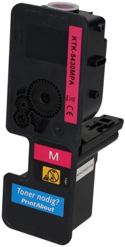PrintAbout huismerk Toner TK-5430M Magenta Geschikt voor Kyocera