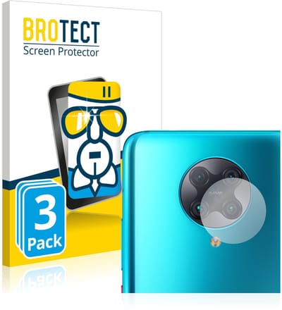 Screenprotector 3 Stuks voor Xiaomi Poco F2 Pro (ALLEEN Camera Lens) Beschermglas transparant