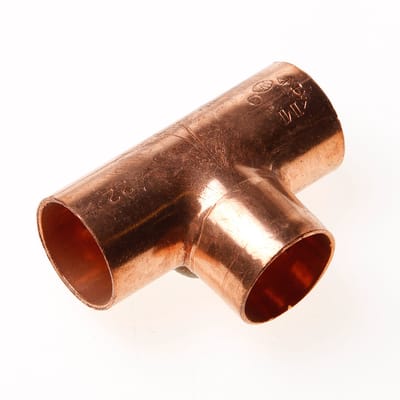 DPS T-stuk roodkoper 22mm