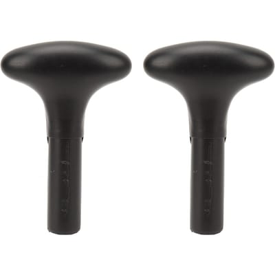 2 Pièces Kayak Bateau Canoë Pagaie Poignée en T de Rechange Outils Sports Nautiques d'Été Pour Paddleboard Vertical Pagaie de Canoë Paddleboard black