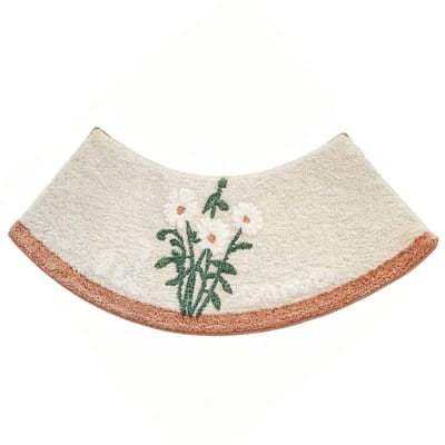 Badmat - Gebogen vloermat - Badmat Antislip Voor In Badkamer - 70*45cm - Kleurrijk - Polyester - Absorberende vloermat - Douchemat - Vloermatten - Badmat Badkamer - Deurmatten - Deurmat voor binnen - Vloermat - Vuilstapper