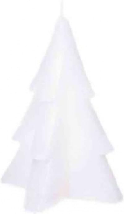 Home Society - Kerstboomkaars - Wit - maat L - Groot - Doos 6 stuks