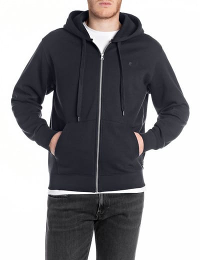 Replay Heren Sweatshirt regular fit Blauw S Volwassenen