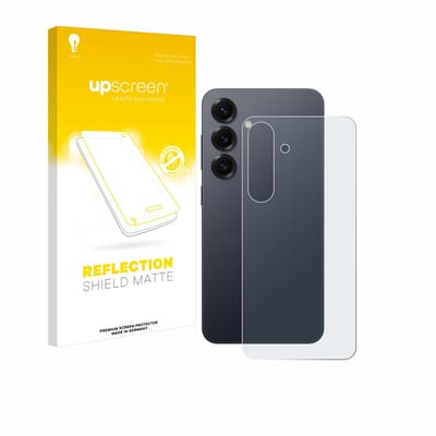 upscreen - Screenprotector voor Samsung Galaxy S25 (Achterkant) - Folie Beschermfolie anti glare matte