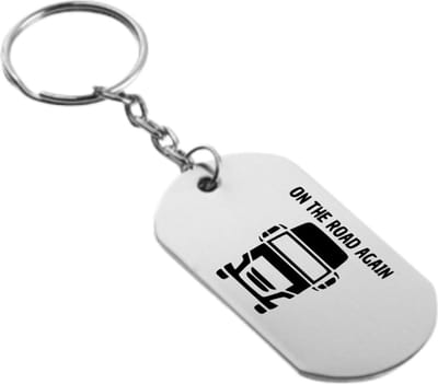 Akyol - vrachtwagen sleutelhanger - Vrachtwagen chauffeur - cadeau vrachtwagenchauffeur - leuk cadeau voor de beste chauffeur om te geven - verjaardag cadeau vrachtwagenchauffeur - 54 x 29mm