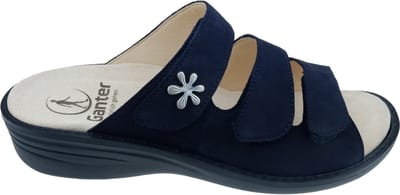 Ganter - 205802 - Dames slippers - Kleur: Blauw - Maat: 41