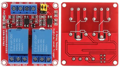 Dailygoods - 2-kanaals Relaismodule - Optocoupler-isolatie - Betrouwbare werking - 12V - AC DC-besturing - Veiligheidsgarantie - Geschikt voor diverse...