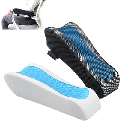 Armleuning Kussens - Elleboog Steun - Comfort Verhoging - Zachte Vulling - Universele Maat - Zwart