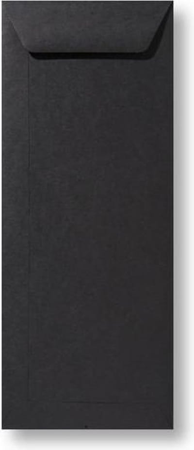 Envelop 12,5 x 31,2 Zwart, 100 stuks