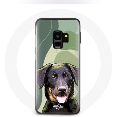 Case voor Samsung Galaxy S9 Beauceron Zwart hondenras zwart