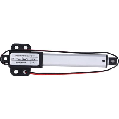Elektrische Mini Lineaire Actuator Telescopische Kleine Bewegingsactuator 150N 75mm Slag DC24V 4mm/s voor Robot