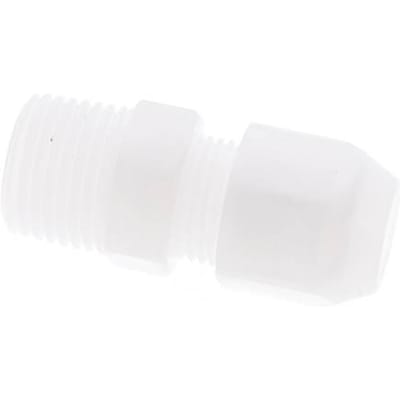 10x12mm & R1/2'' PP Rechte Slangfitting met Mannelijke Schroefdraad 10bar/145psi [2 stuks]