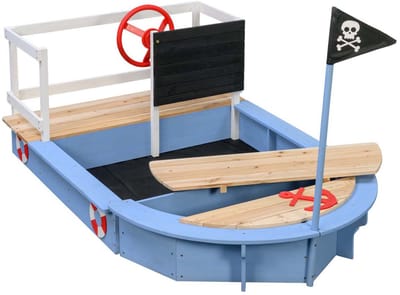 Swingking Houten Zandbak Kapitein Piratenschip