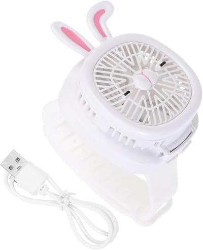 VHV - Polsventilator - USB oplaadbare polsventilator - USB oplaadbaar - verstelbaar - voor school, reis, wandelen, buiten
