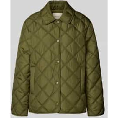 Regular fit gewatteerd jack met platte kraag, model 'Quilted'