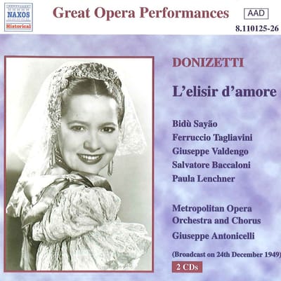Ferruccio Tagliavini, Metropolitan Opera Orchestra And Chorus - Donizetti: L'Elisir d'Amore (2 CD) (Remastered)