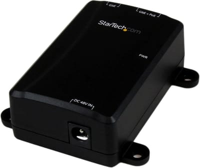 Gigabit Power over Ethernet PoE+ Injector Adapter 30W voor IP Camera's en WAP's