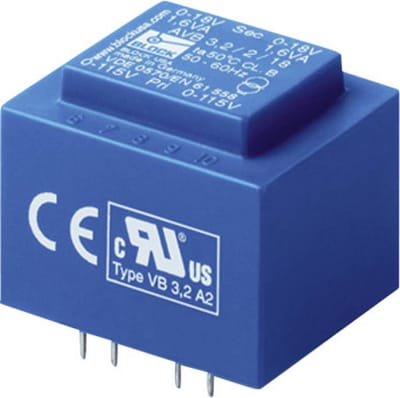 BLOCK AVB 2,3/2/24 Printtransformator 2 x 115 V 2 x 24 V/AC 2.30 VA 47 mA