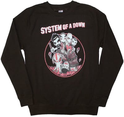 System Of A Down - Mushroom People Sweater/trui - S - Zwart