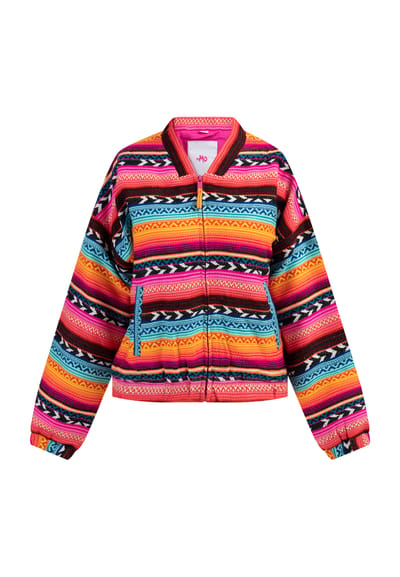Mymo bomberjack Dames Veelkleurig neonroze