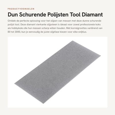 Dailygoods- Slijpsteen Diamant 17x7,5 cm - Slijpsteen voor Messen - Korrel 80 tot 3000 - Schurende Polijsten - Gewicht 100g - Nieuw - Slijpblok