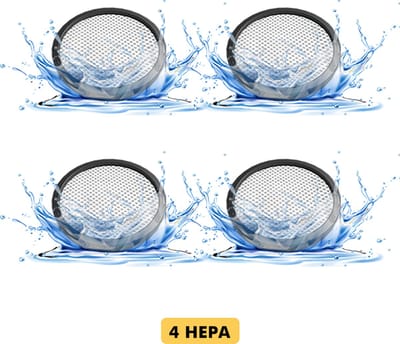 Steelstofzuiger HEPA FilterAccessoires-Set van 4-voor Steelstofzuiger-613 Productspecificaties
