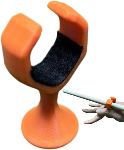 Keu Handbeugel - Stabilisator - Precisie Biljart - Trillingsdempend Ontwerp - Universeel - Oranje