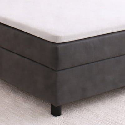 24-bedding Dubbel Jersey - Topdek Hoeslaken - Topper Hoeslaken - 100% katoen - 80 x 220 cm - Wit - Extra dikke kwaliteit 200 gr/m2