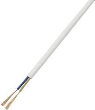 TRU COMPONENTS 1566996 Aansluitkabel 2 x 0.75 mm² Wit 10 m
