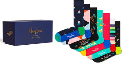 Happy Socks unisex 7 days giftbox 7P multi II