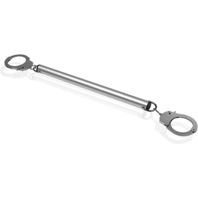 Ouch! - Metalen Spreidstang met hand- of enkelboeien