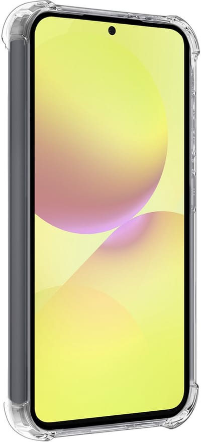 Hoesje - Geschikt voor Samsung Galaxy A36 - Met Screenprotector - En Pashouder - En Kaarthouder - Telefoon Hoes Shockproof - Siliconen Case - Back Cover - Shock Proof - Pasjes Houder - Telefoonhoesjes - Transparant