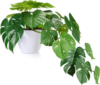Kunstplanten - Realistisch - Tropische Monstera - Indoor Decoratie - 50 cm