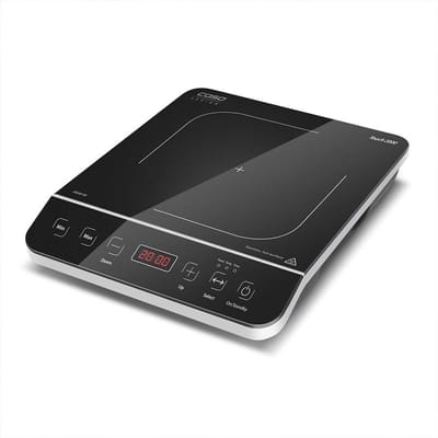 Inductiekookplaat - Mobiele kookplaat - Flexibel koken - Automatische panherkenning - 2000 Watt - Zwart