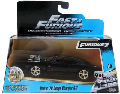 Fast and Furious: 1970 Dodge Charger R-T glossy Black 1:32