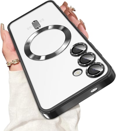 Hoesje Geschikt voor Samsung Galaxy A07 Hoesje Zwart - Geschikt voor MagSafeTelefoonhoesje - soft siliconen Backcover