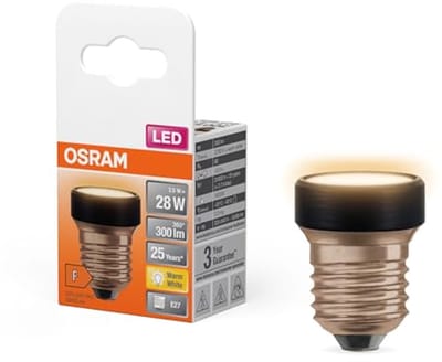 LED Lamp 3,5 W (28W vervanger), 300lm, 2700K warm wit, E27, niet dimbaar, 35 mm diameter