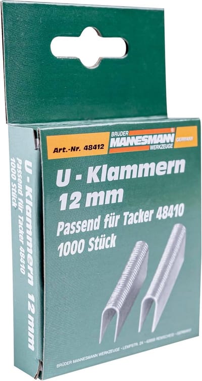 U-vormige reservenietjes voor alle klusprojecten