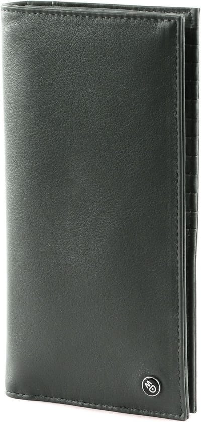 MANDARINA DUCK Leren Kaarthoes Downtown Bifold Wallet Iron Gate Donkergrijs