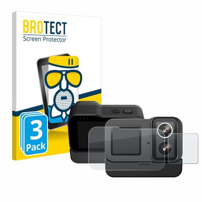 BROTECT - Screenprotector voor SJCAM SJ20 Dual Lens - Folie Beschermfolie Beschermglas matte 3 Stuks
