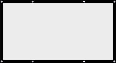 Projectiescherm - Scherm Beamer - Buitenfilms Kijken - Kreukvrij Ontwerp - 120 inch - Wit